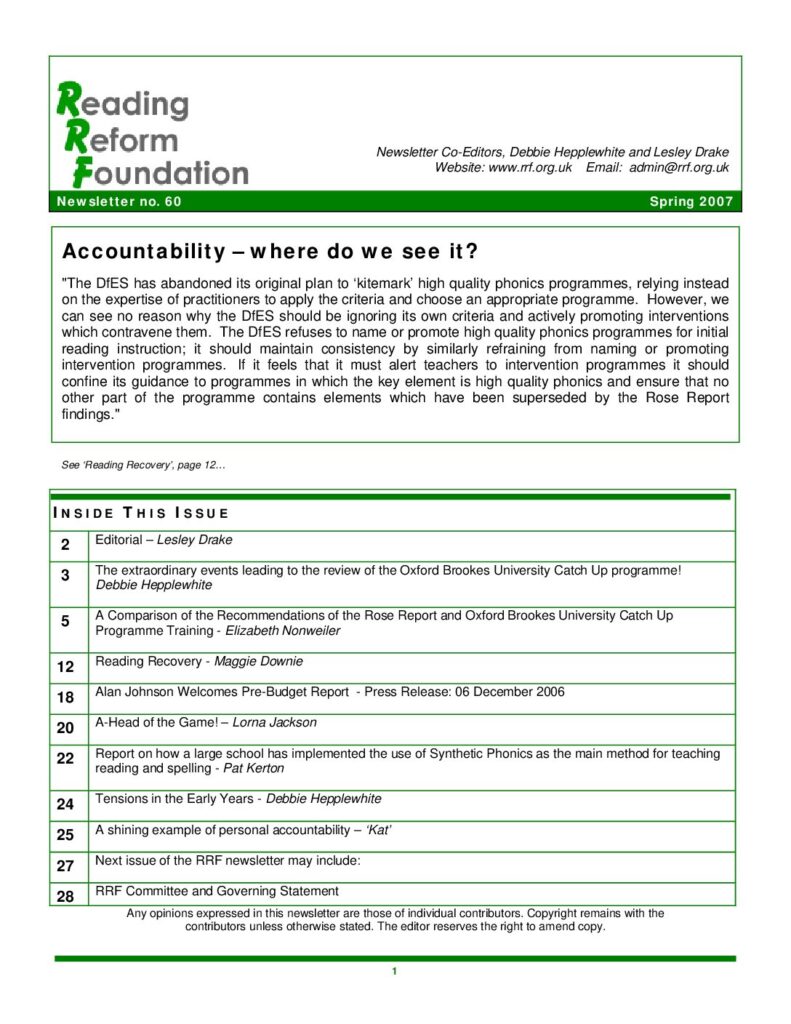 thumbnail of 60 – Spring Term 2007